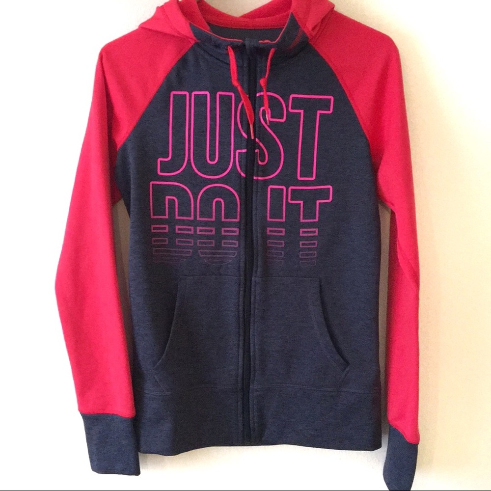 Nike Therma Fit Just do It Zip Hoodie Size…
